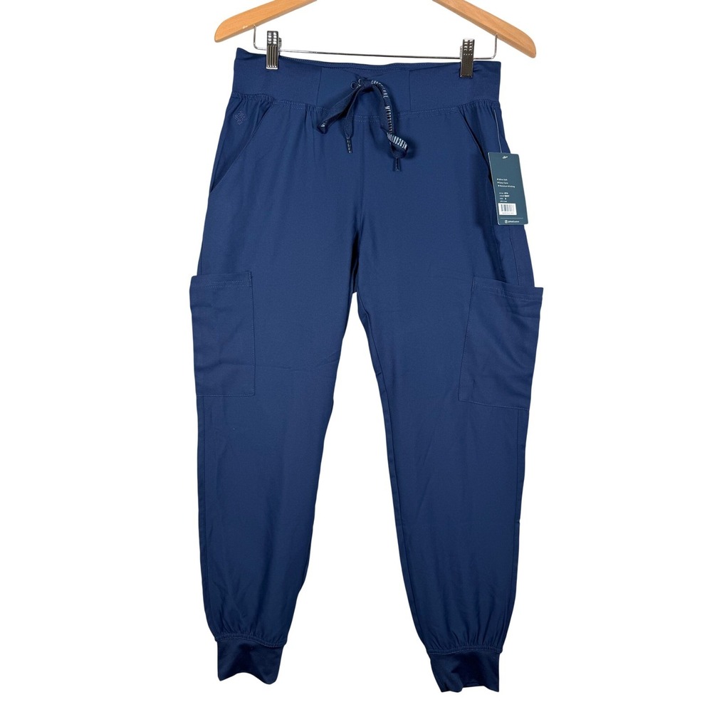 Medcouture Insight Scrubs Set Womens Small Blue Jogger V-Neck Vet Nurse NWT! - Picture 4 of 16